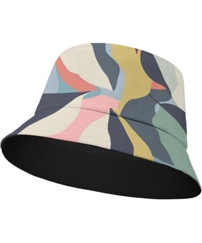 Leopard Bucket Beach Cap Mens, VintageWomen Hats for Camping Accessories for Vacation Must Haves Leaf 4 $12.77 Sun Hats