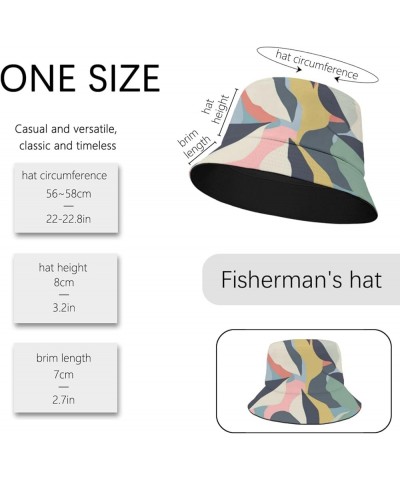 Leopard Bucket Beach Cap Mens, VintageWomen Hats for Camping Accessories for Vacation Must Haves Leaf 4 $12.77 Sun Hats