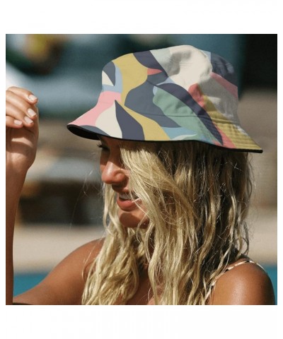 Leopard Bucket Beach Cap Mens, VintageWomen Hats for Camping Accessories for Vacation Must Haves Leaf 4 $12.77 Sun Hats