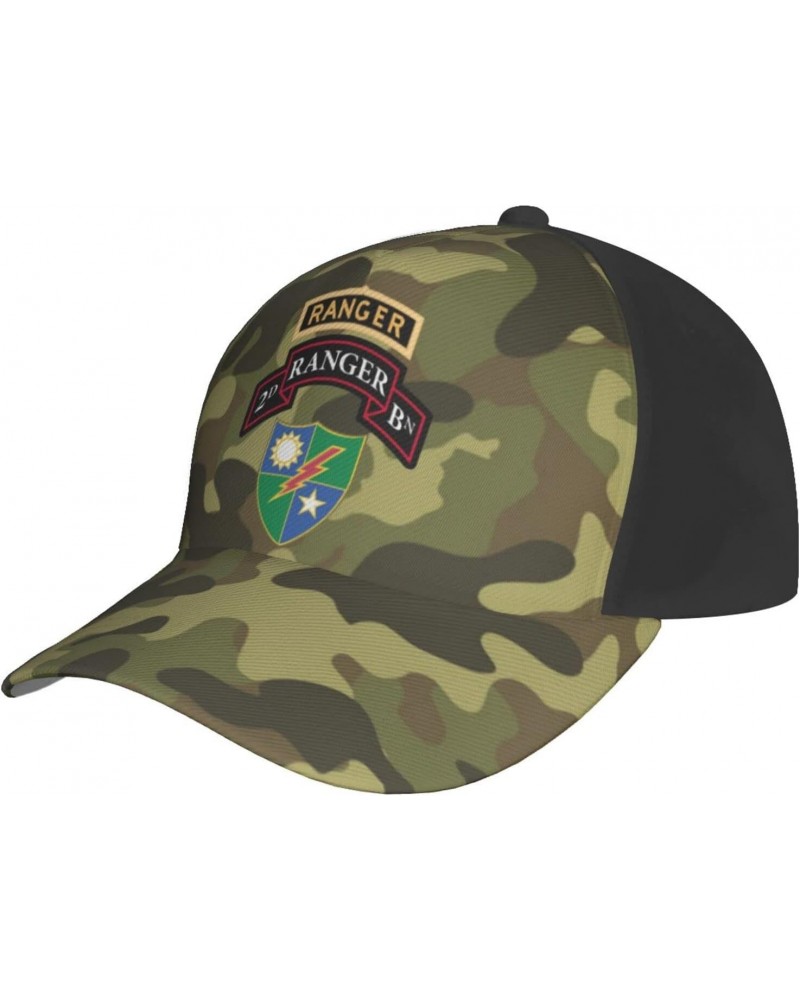 US Army Retro 2nd Ranger Battalion Baseball Cap Adjustable Men Women Tucker Dad Hat $15.07 Baseball Caps