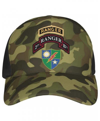 US Army Retro 2nd Ranger Battalion Baseball Cap Adjustable Men Women Tucker Dad Hat $15.07 Baseball Caps