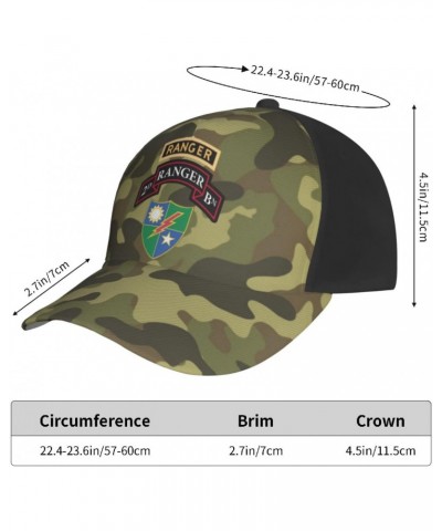 US Army Retro 2nd Ranger Battalion Baseball Cap Adjustable Men Women Tucker Dad Hat $15.07 Baseball Caps