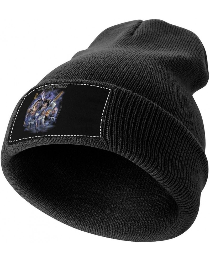 Beanie Hat Halloween Michael Myers Winter Knitted Baggy Slouchy Stretch Scarf Head Wrap Soft Ski Hat Black-style-6 $11.69 Sku...