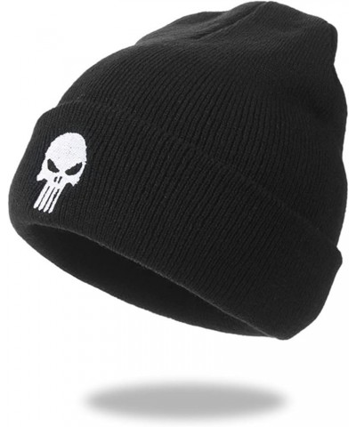 1PCS Winter Beanie Daily Hat Cuffed Skull Hat Unisex Knitted Cap Black Women Warm Beanies Ski Bonnets Hats for Women and Men ...