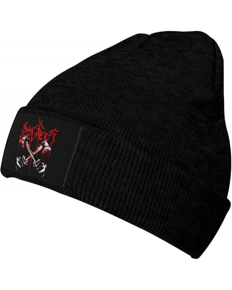 Dying Music Fetus Knit Hat Unisex Winter Trendy Soft Warm Beanie Sports Ski Mens Beanie Hats Black Black $8.84 Skullies & Bea...