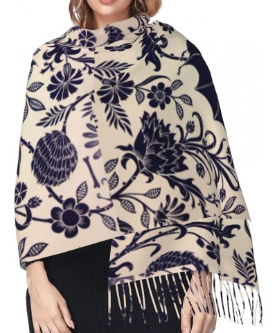 Beagle Patterns Print Tassel Scarf -Women'S Thick Large Blanket Shawl Scarf Winter Warm Shawl Scarf, Bat Pattern $16.44 Scarves